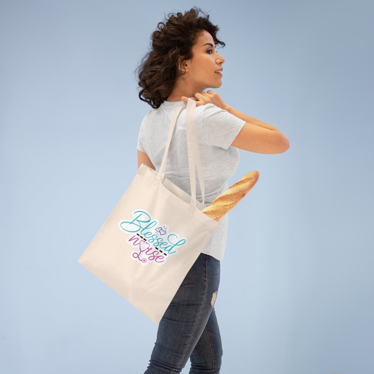 "Stay Calm and Nurse On" Tote- Tote Bag