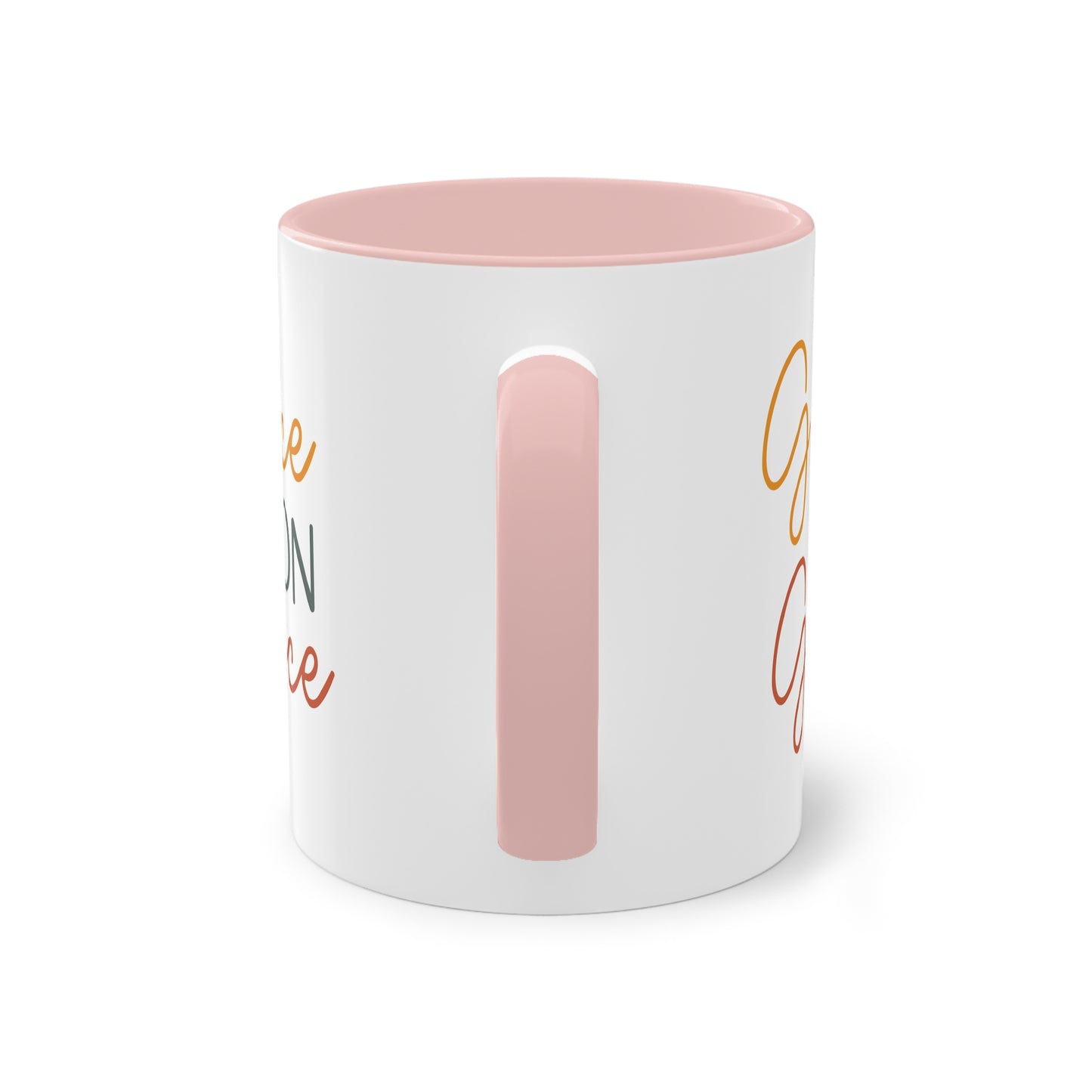 "Grace Upon Grace" - Christian Love - Two Tone Mug