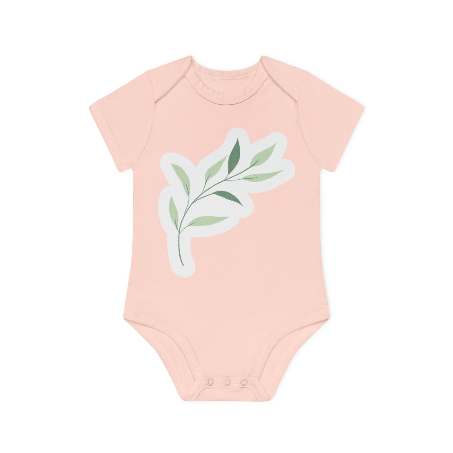 "Little Sprout Organic Short Sleeve Bodysuit- Baby Organic Short Sleeve Bodysuit