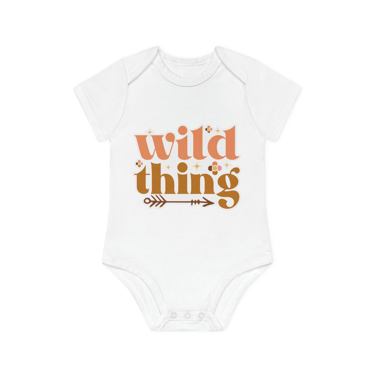 "Wild Thing" - Sweet Baby Organic Short Sleeve Bodysuit