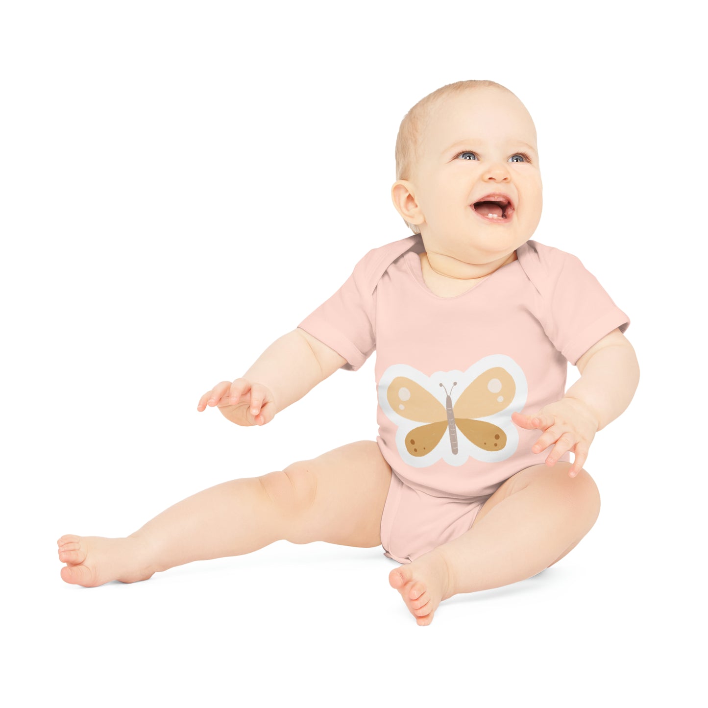 "Organically Adorable: Baby Short Sleeve Bod- Baby Organic Short Sleeve Bodysuit