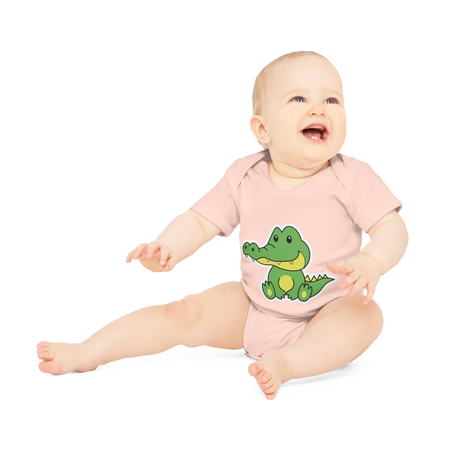 "Adorable Baby Organic Short Sleeve Bodysuit- Baby Organic Short Sleeve Bodysuit