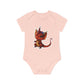 "Dragon Unicorn Cuteness" - Baby Organic Short Sleeve Bodysuit