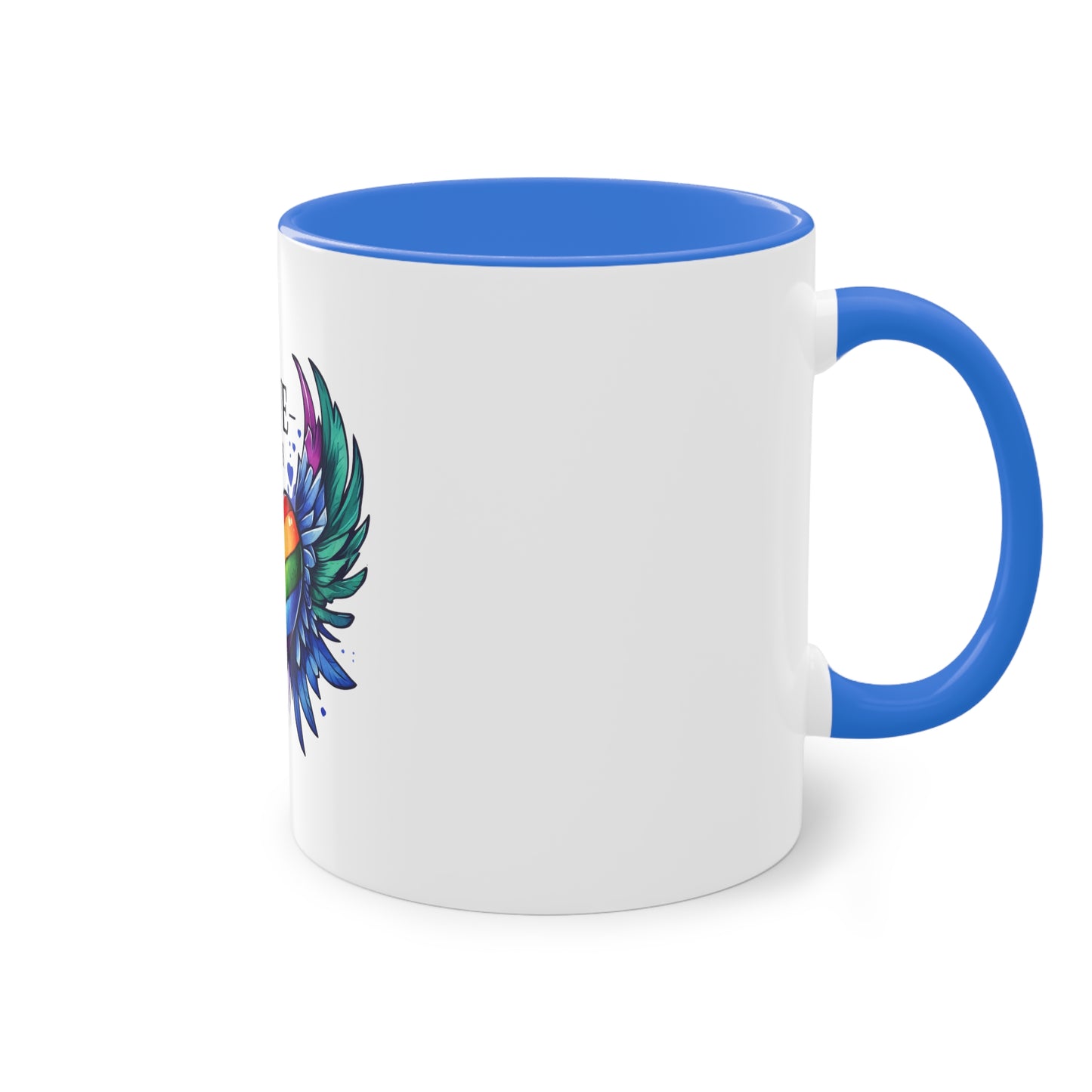 "Rainbow Love Wins" - Two Tone Mug