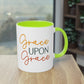 "Grace Upon Grace" - Christian Love - Two Tone Mug