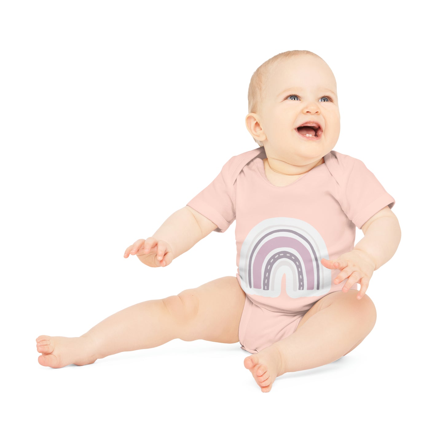 "Sweet Little Sprout Baby Organic Short Sleeve Bod- Baby Organic Short Sleeve Bodysuit