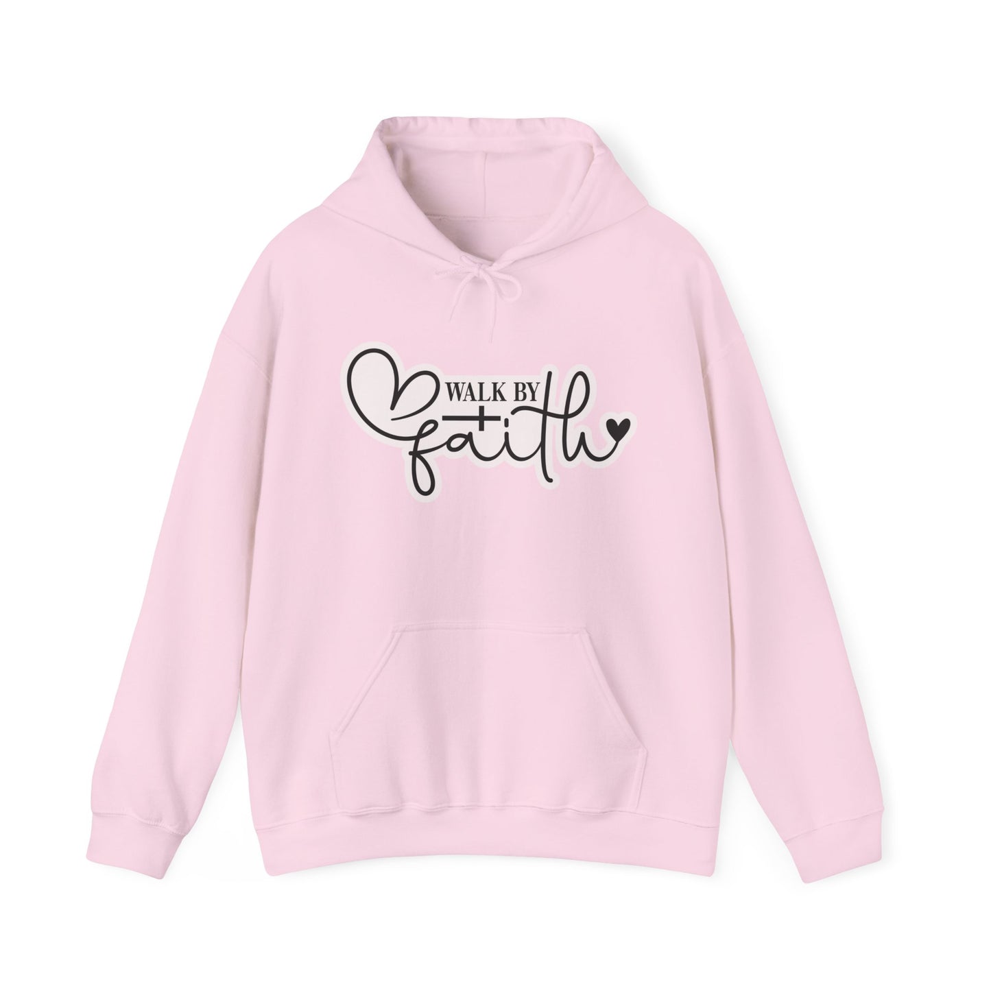 "Faith-Filled Comfort: Christian Quote Hood- Hoodie