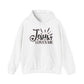 "Blessed & Cozy: Christian Quote Hood- Hoodie