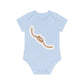 "Adorable Organic Short Sleeve Bodysuit -- Baby Organic Short Sleeve Bodysuit