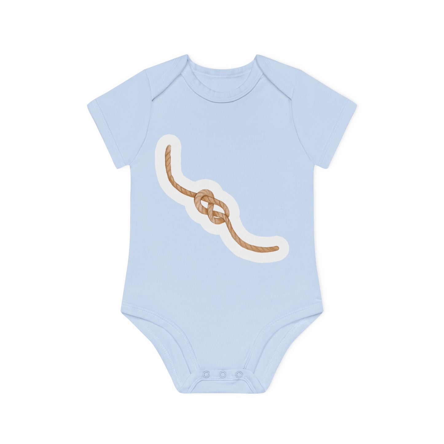 "Adorable Organic Short Sleeve Bodysuit -- Baby Organic Short Sleeve Bodysuit