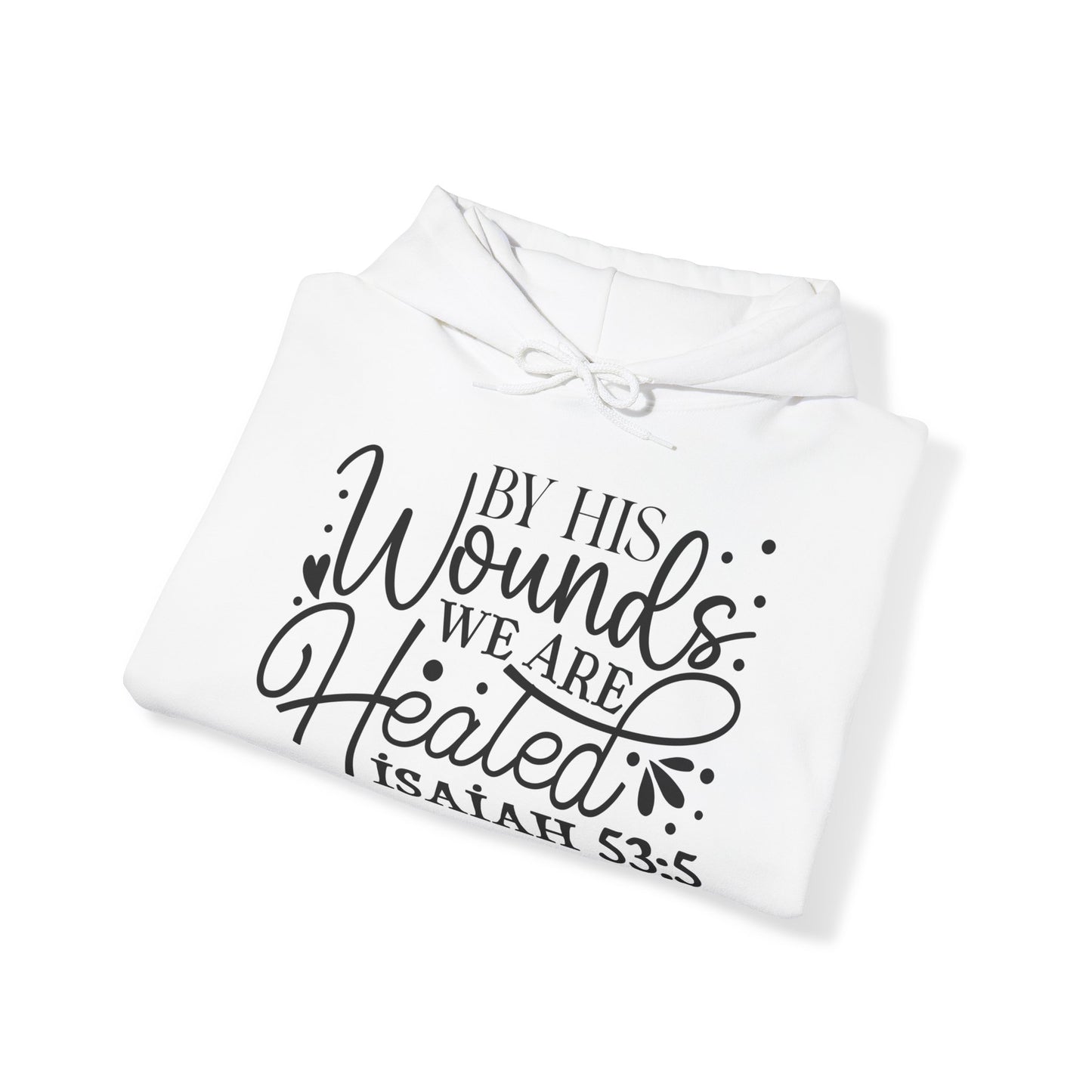 "Faith-Filled Comfort: Christian Quote Hood- Hoodie