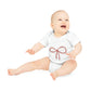 "Organic Cotton Baby Bodysuit - Ad- Baby Organic Short Sleeve Bodysuit