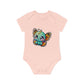 "Budding Beauty: Baby Organic Short Sleeve Bod- Baby Organic Short Sleeve Bodysuit