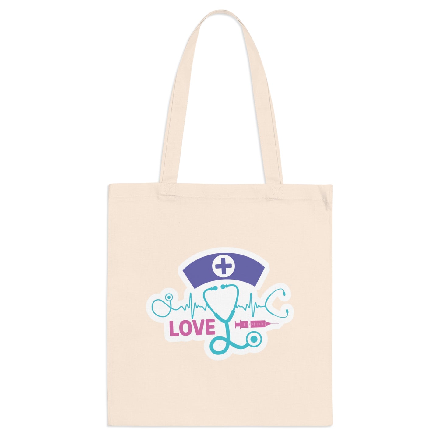 "Saving Lives in Style: Nurse Tote Bag- Tote Bag