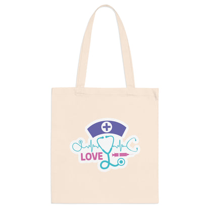 "Saving Lives in Style: Nurse Tote Bag- Tote Bag