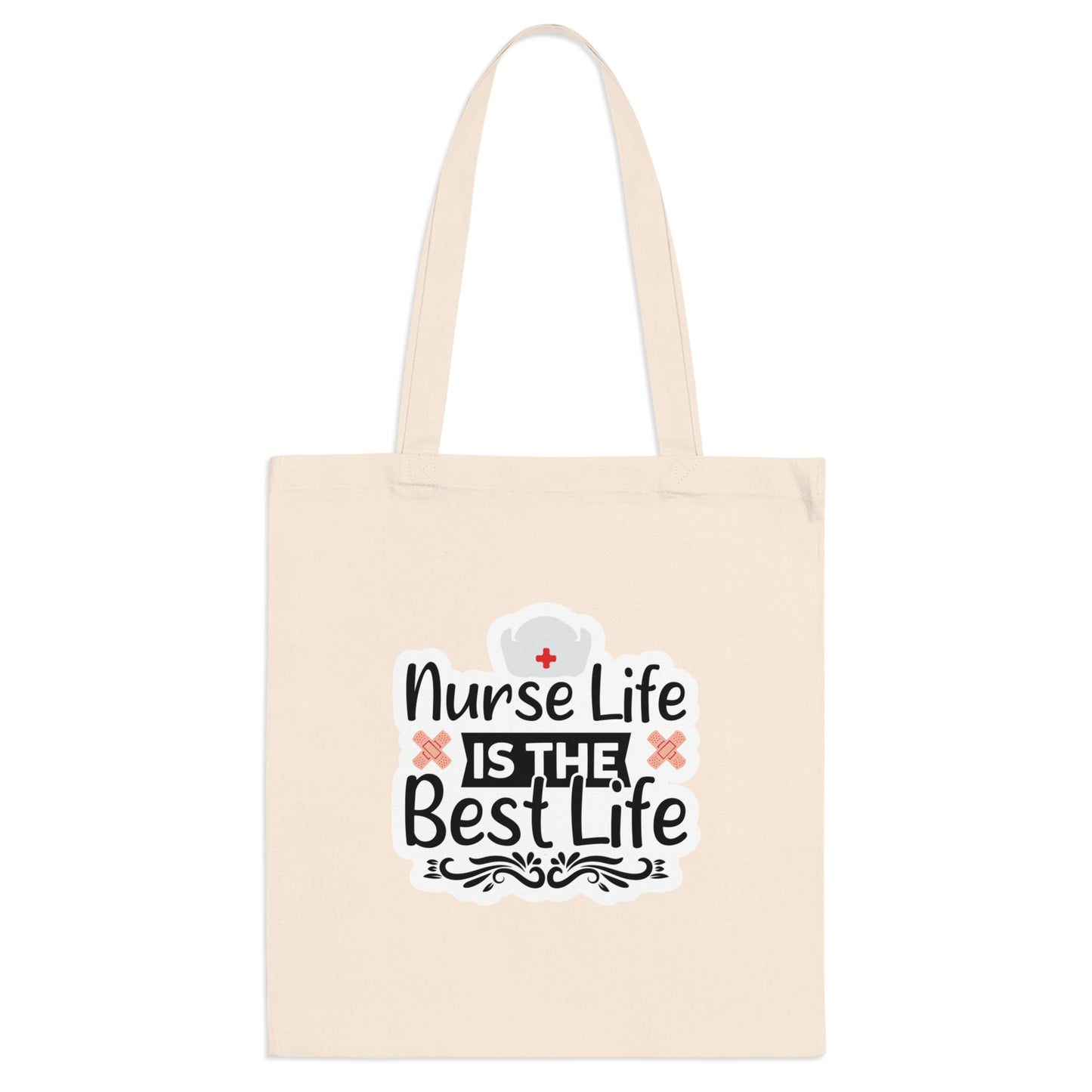 "Comfort & Care: Nurse Tote Bag for- Tote Bag