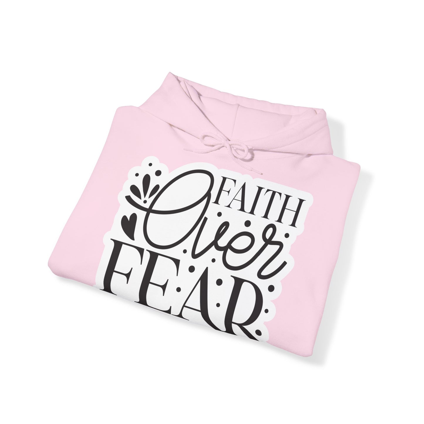 "Faith-Filled Comfort: Christian Quote Hood- Hoodie