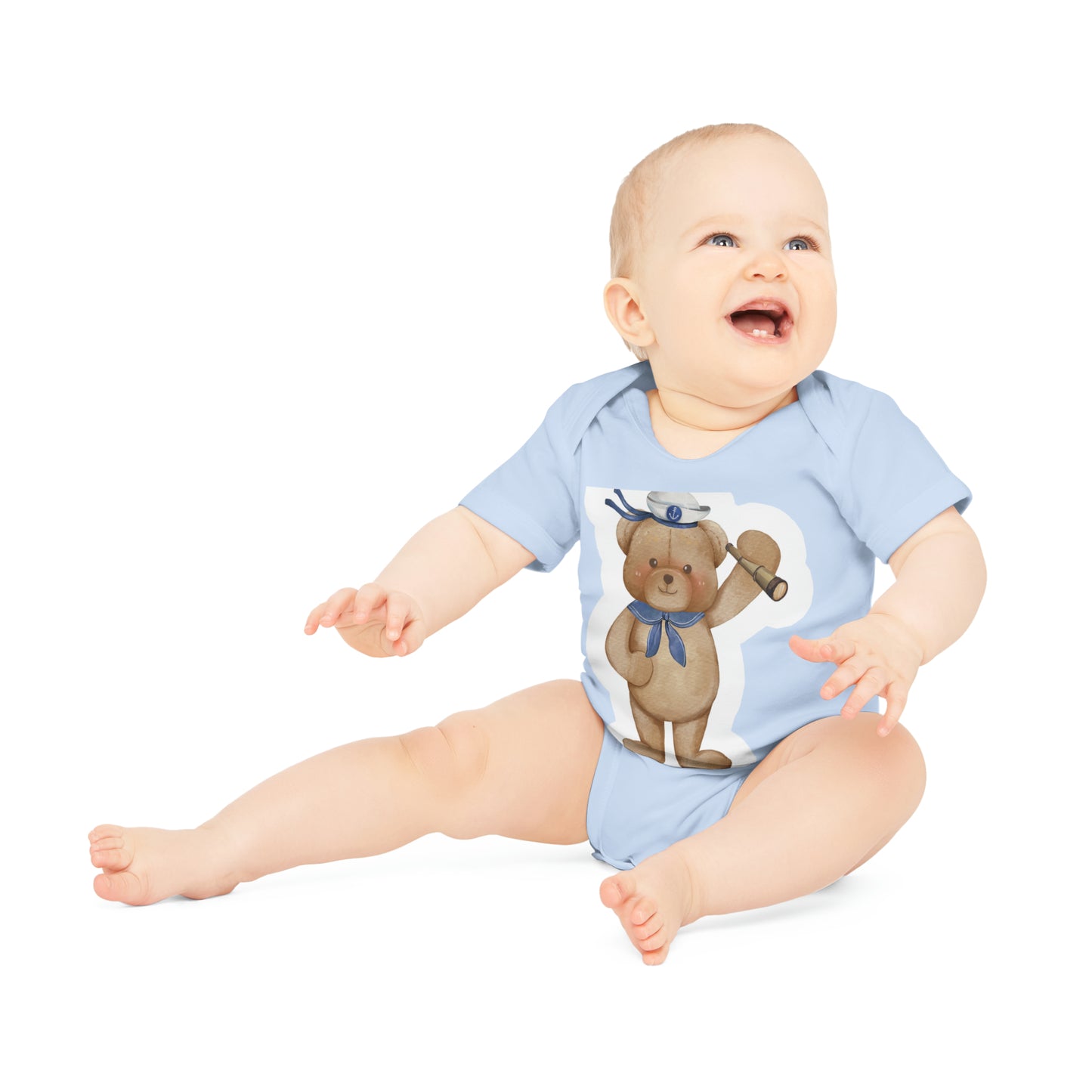 "Adorable Baby Organic Short Sleeve Bodysuit- Baby Organic Short Sleeve Bodysuit