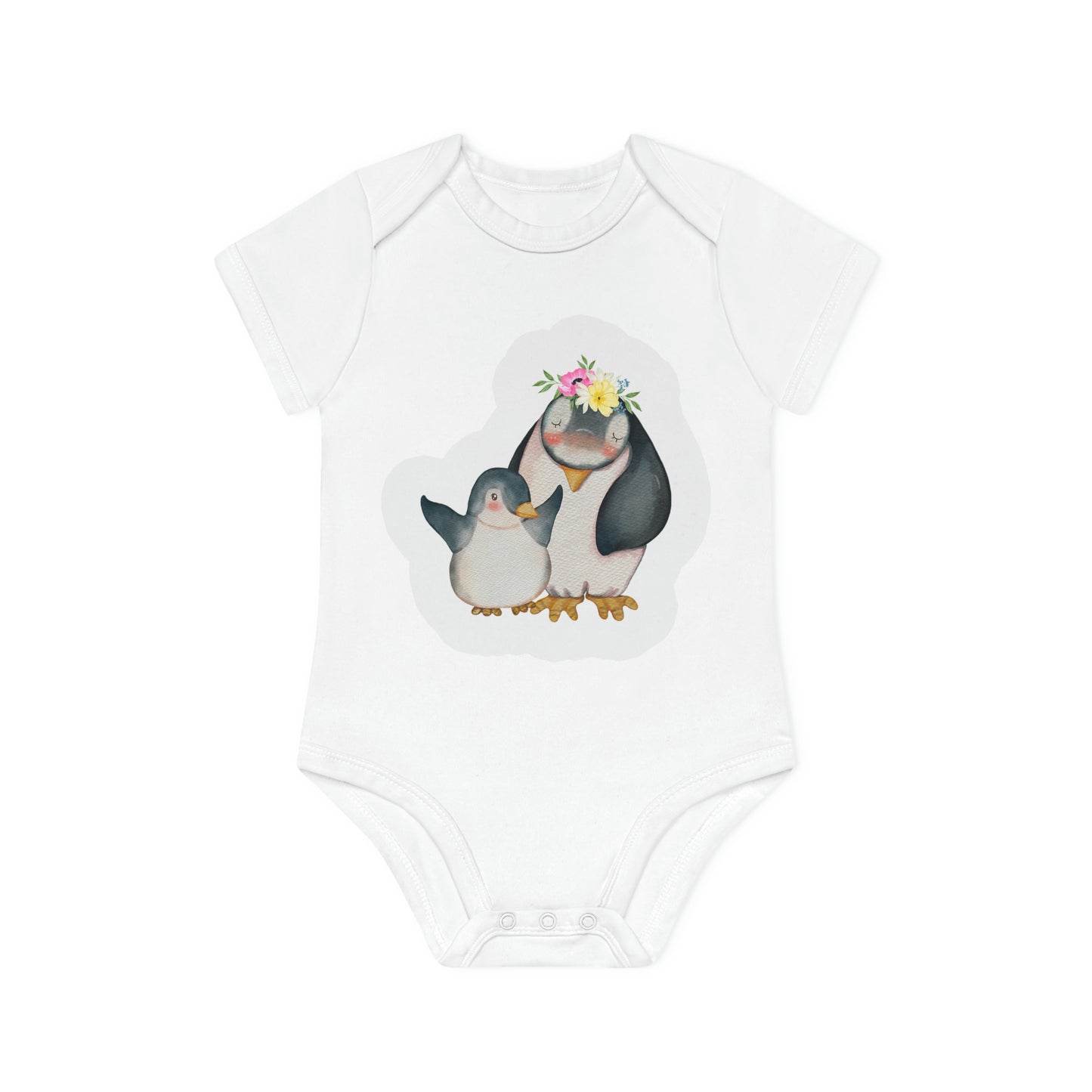 "Adorable Baby Organic Short Sleeve Bodysuit- Baby Organic Short Sleeve Bodysuit