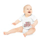 "Organic Baby Bodysuit - Adorable- Baby Organic Short Sleeve Bodysuit