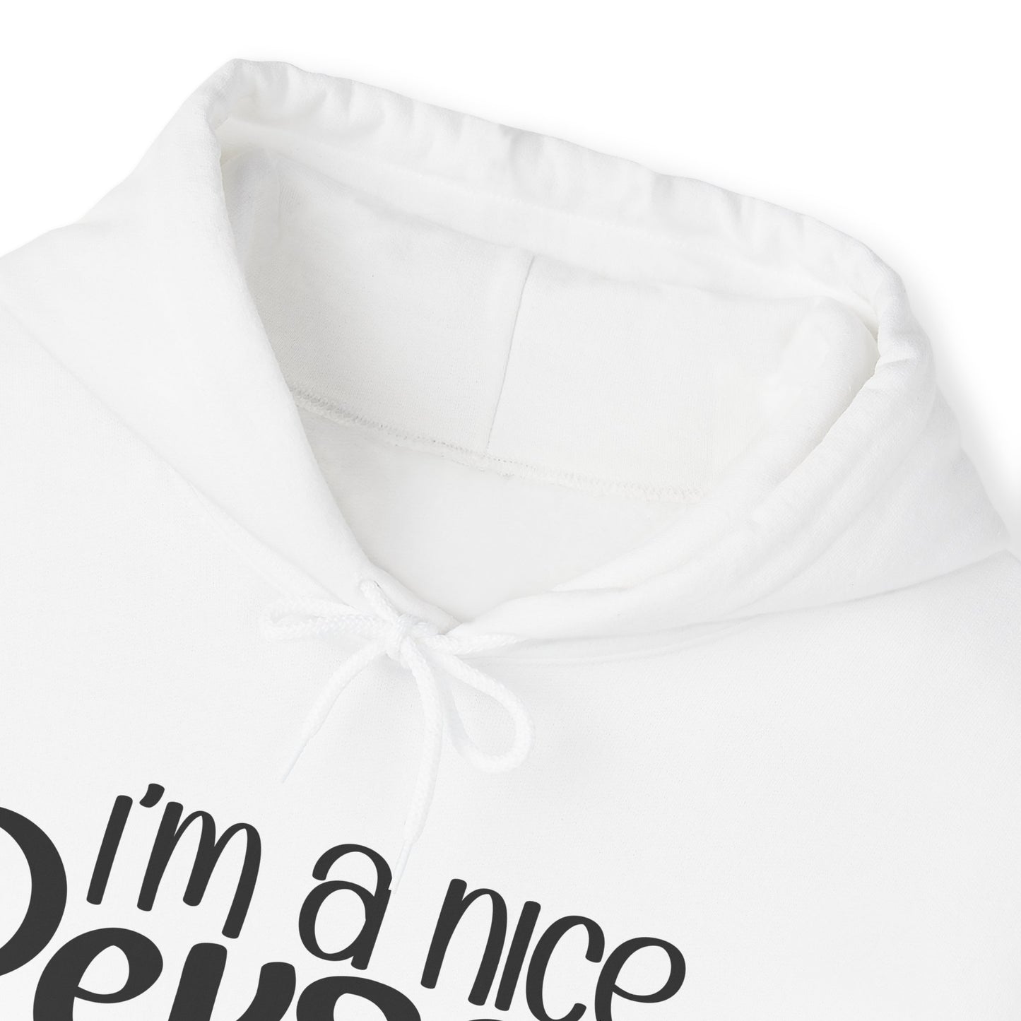 "I'm a nice person, just don'r push the Bitch button" - Sarcastic Hoodie