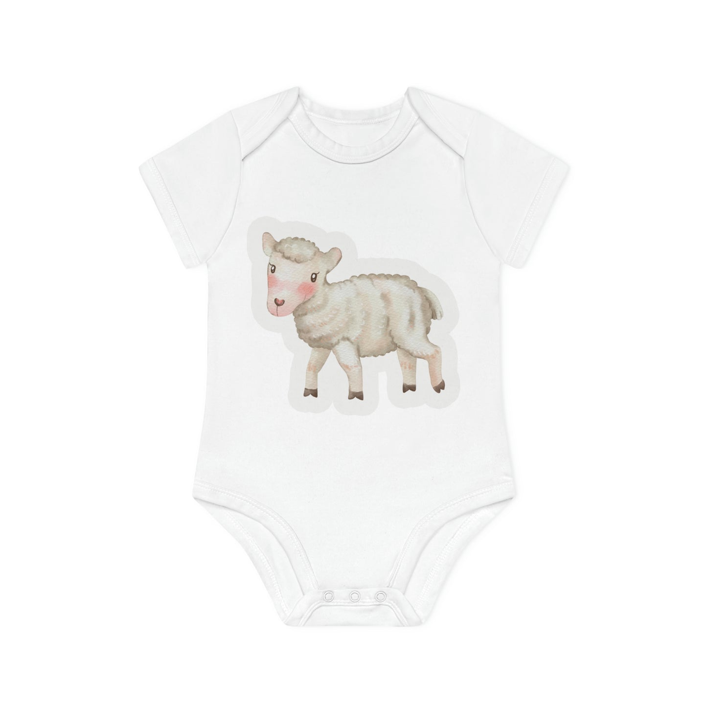 "Adorable Baby Organic Short Sleeve Bodysuit- Baby Organic Short Sleeve Bodysuit