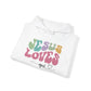 "Jesus Loves You" - Faithfully Cozy Hooded Sweatshirt - Hoodie