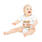 "New to the Crew" - Adorable Organic Short Sleeve Bodysuit