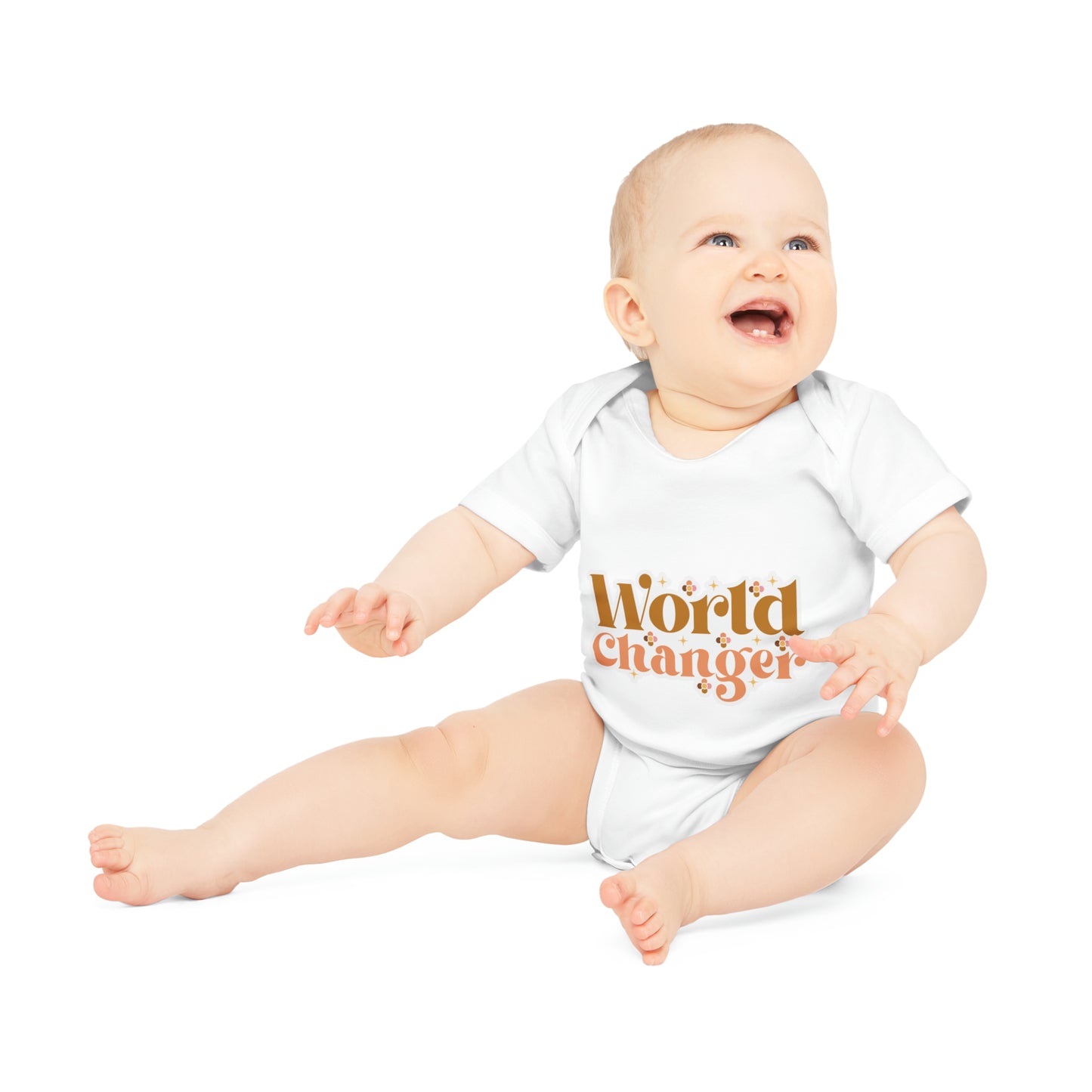 "Sweet & Simple: Organic Short Sleeve Bodys- Baby Organic Short Sleeve Bodysuit