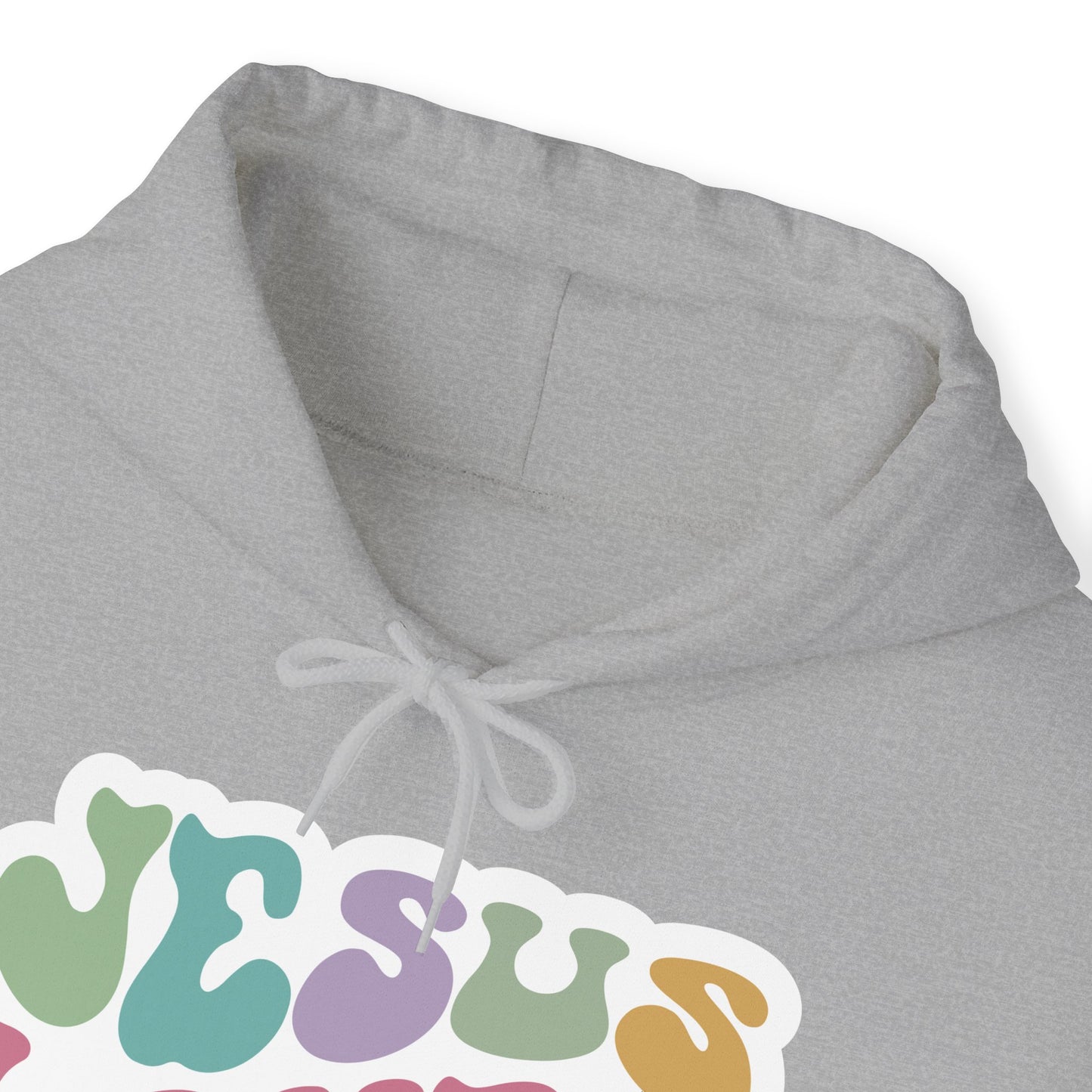 "Jesus Loves You" - Faithfully Cozy Hooded Sweatshirt - Hoodie