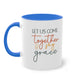 "Let us come together and say Grace" - Christian Love - Two Tone Mug