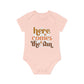 "Here comer the Sun" - Baby Organic Short Sleeve Bodysuit