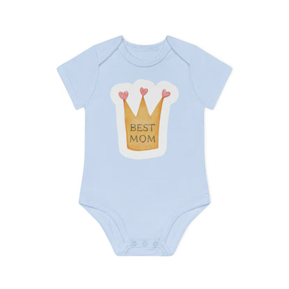 "Best Mom Prize" - Baby Organic Short Sleeve Bodysuit