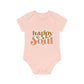 "Happy Soul" - Baby Organic Short Sleeve Bodysuit