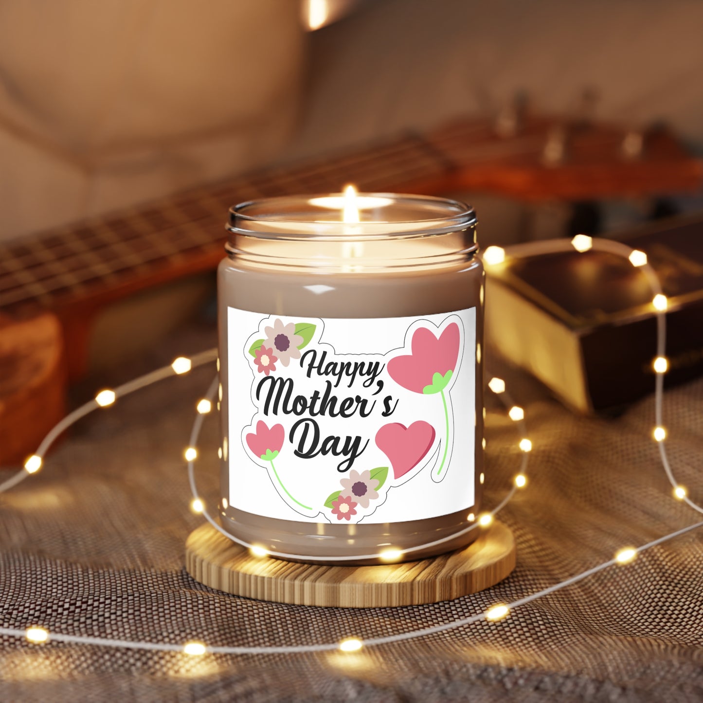 "Mom's Love in Bloom Scented Candle- Scented Candle