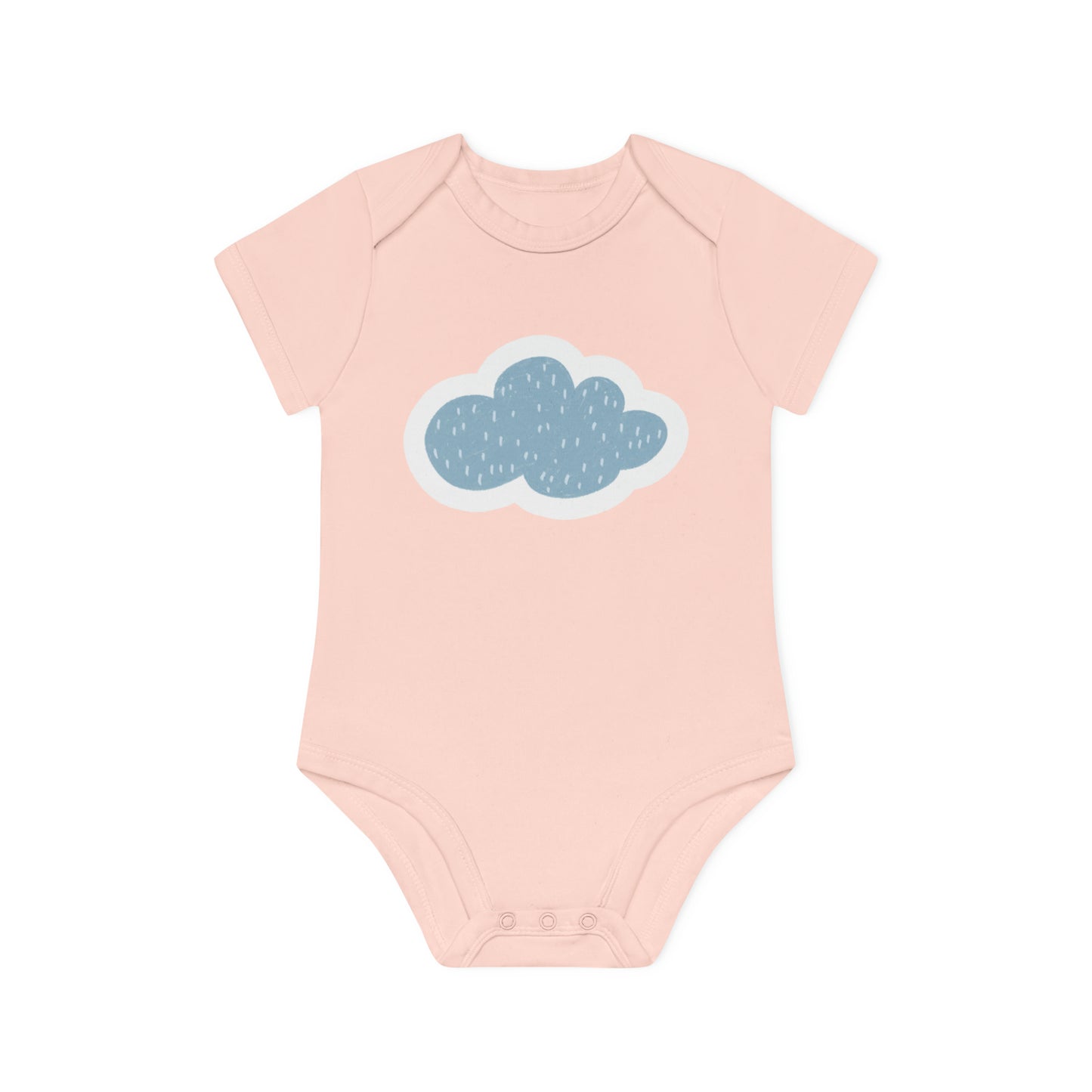 "Adorable Cloud"- Baby Organic Short Sleeve Bodysuit