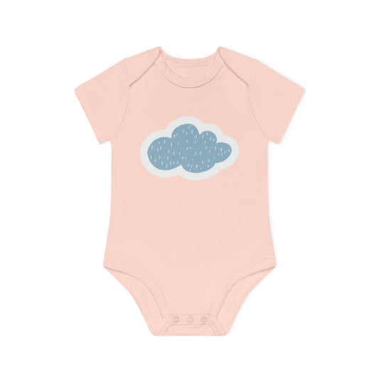 "Adorable Cloud"- Baby Organic Short Sleeve Bodysuit