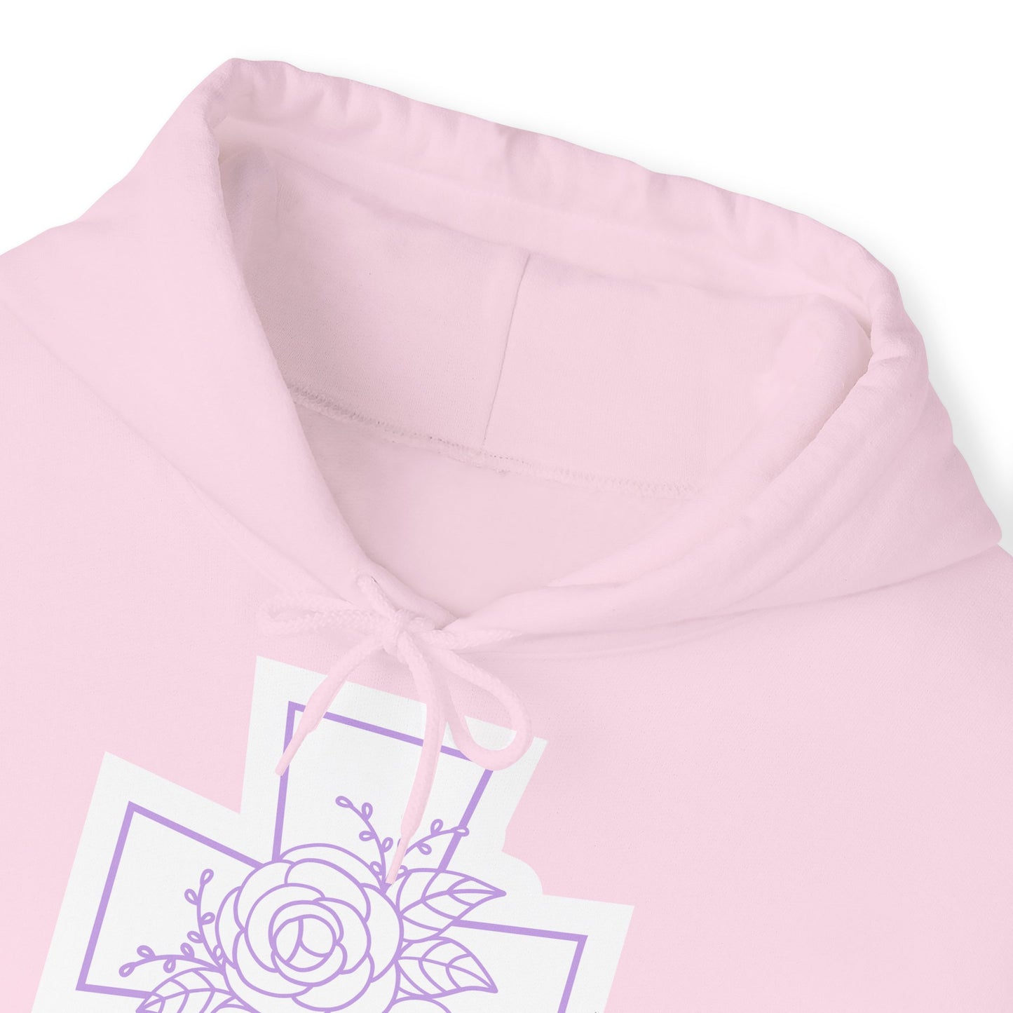 "Beautiful Cross" - Blessed & Cozy Hooded Sweatshirt - Hoodie