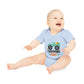 "Crushing Eggs" - Baby Organic Short Sleeve Bodysuit