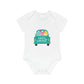 "Happy Easter" - Baby Organic Short Sleeve Bodysuit