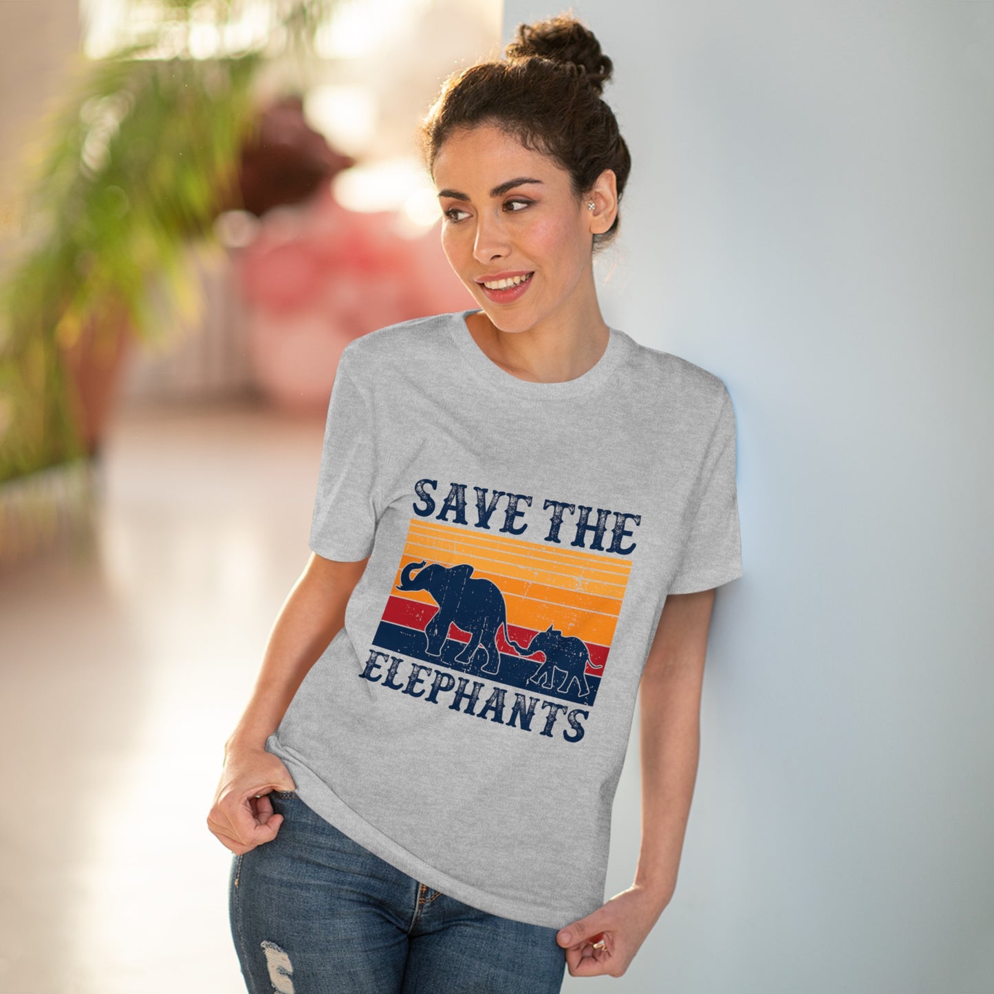 "Safe the Elephants"- T-Shirt