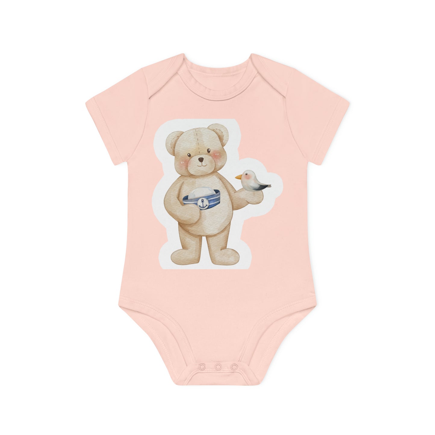 "Adorable Baby Organic Short Sleeve Bodysuit- Baby Organic Short Sleeve Bodysuit