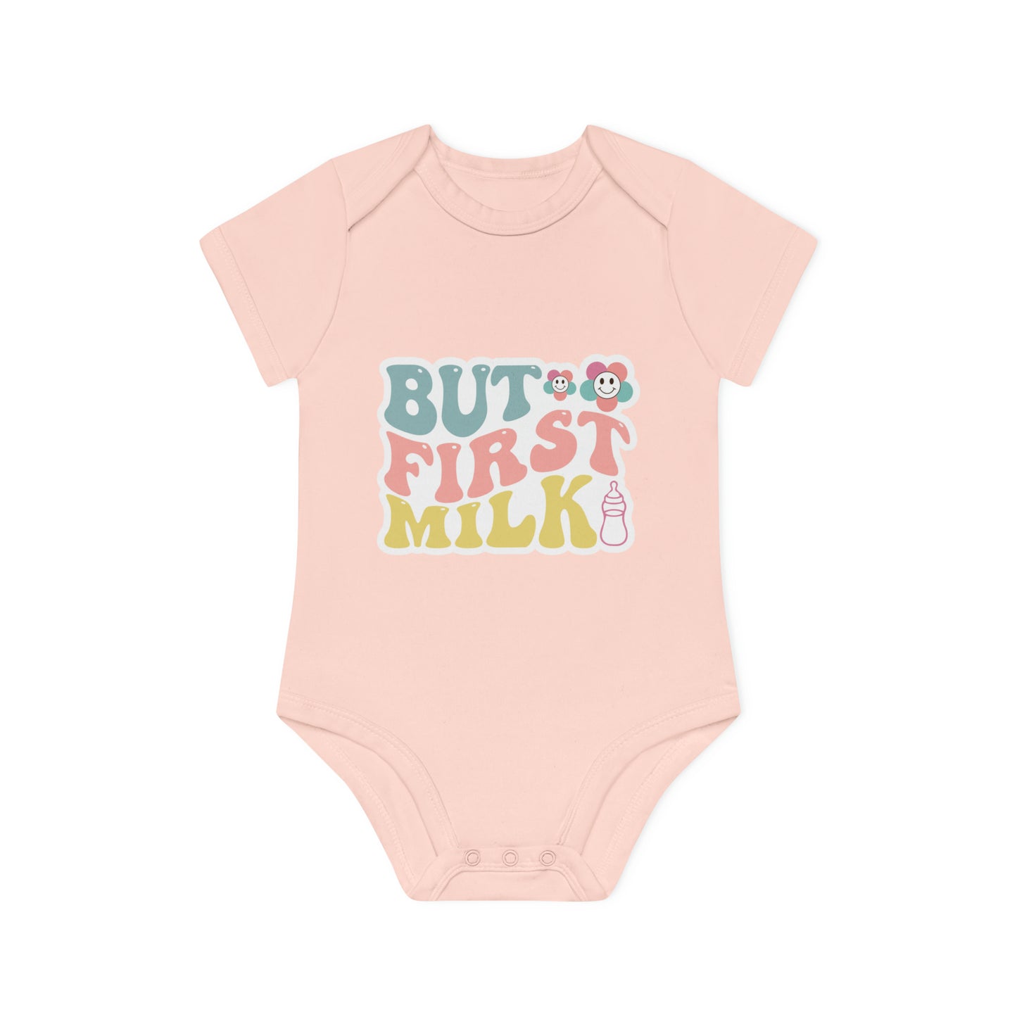 "Lovable Little One: Organic Short Sleeve Baby Bod- Baby Organic Short Sleeve Bodysuit