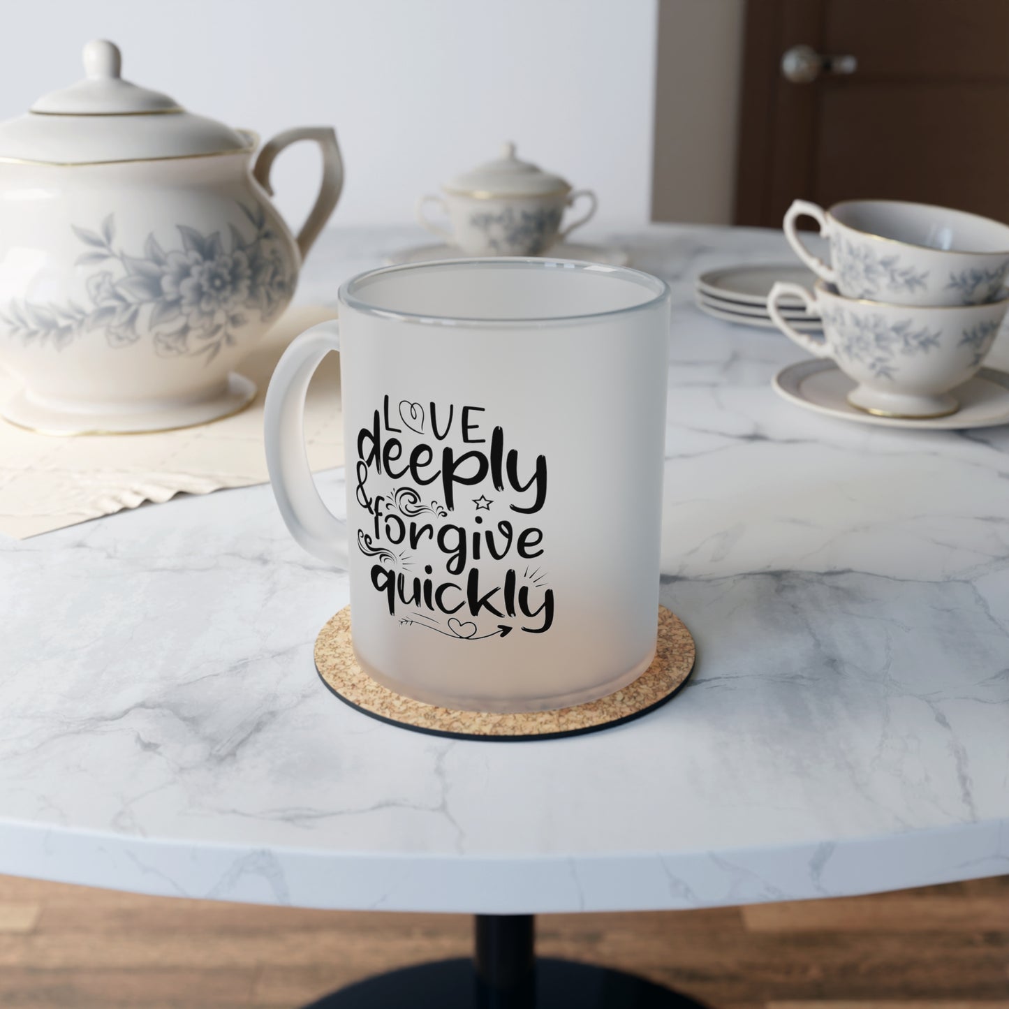 "Love deeply and forgive quickly" - Motivational Quote - Mug