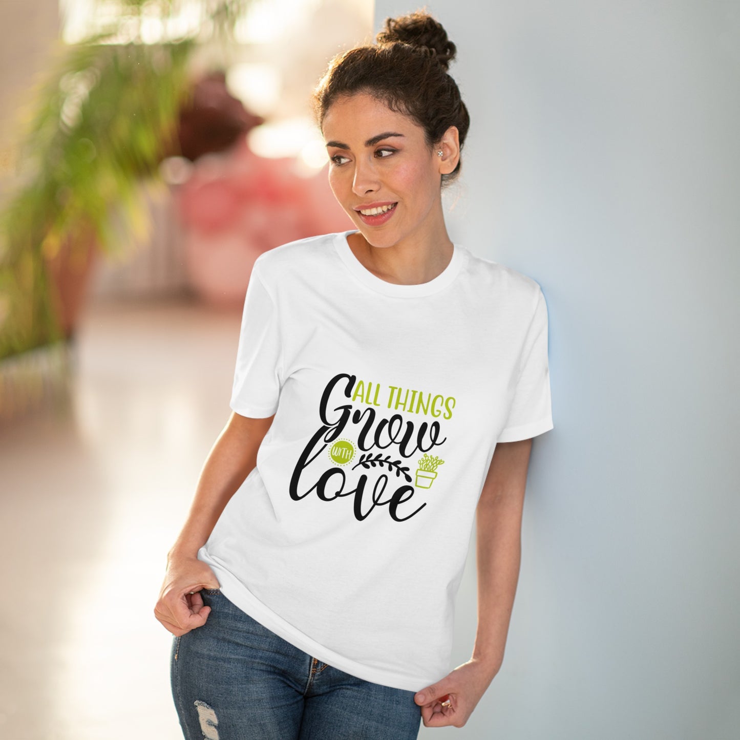 "All things grow with love"- T-Shirt