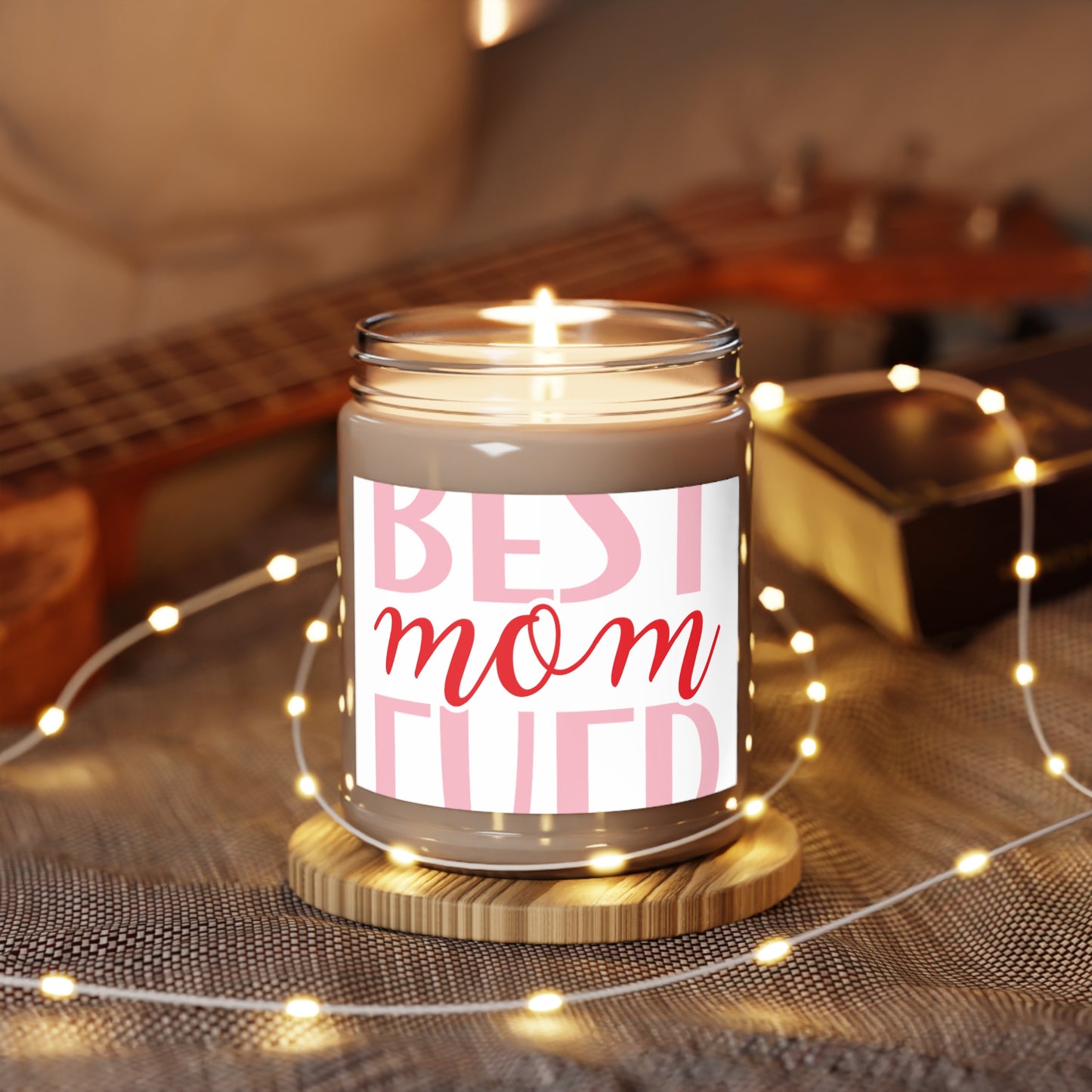 "Mom's Serenity: Lavender & Vanilla- Scented Candle