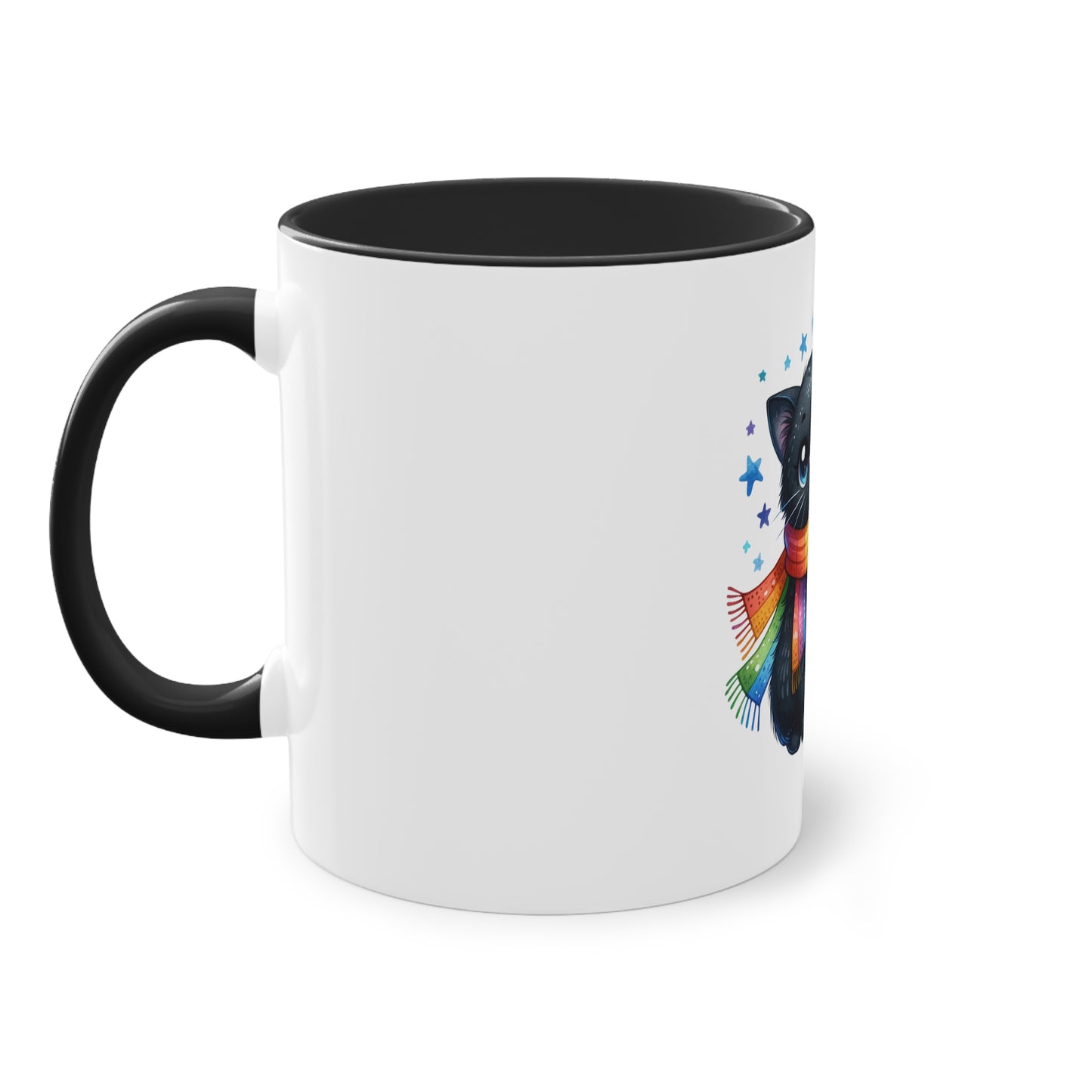 "Rainbow Pride Celebrate Love" - Two Tone Mug