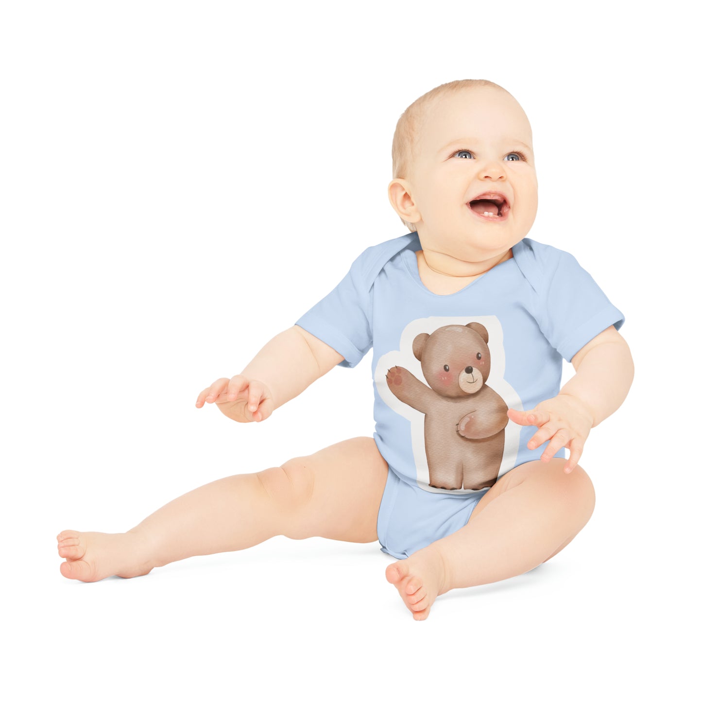 "Adorable Baby Organic Short Sleeve Bodysuit- Baby Organic Short Sleeve Bodysuit