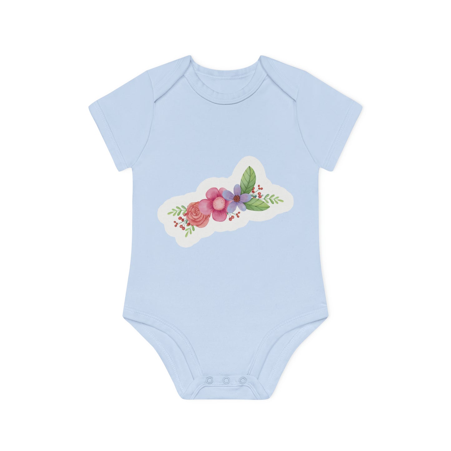 "Organic Cuties: Baby Short Sleeve Bod- Baby Organic Short Sleeve Bodysuit