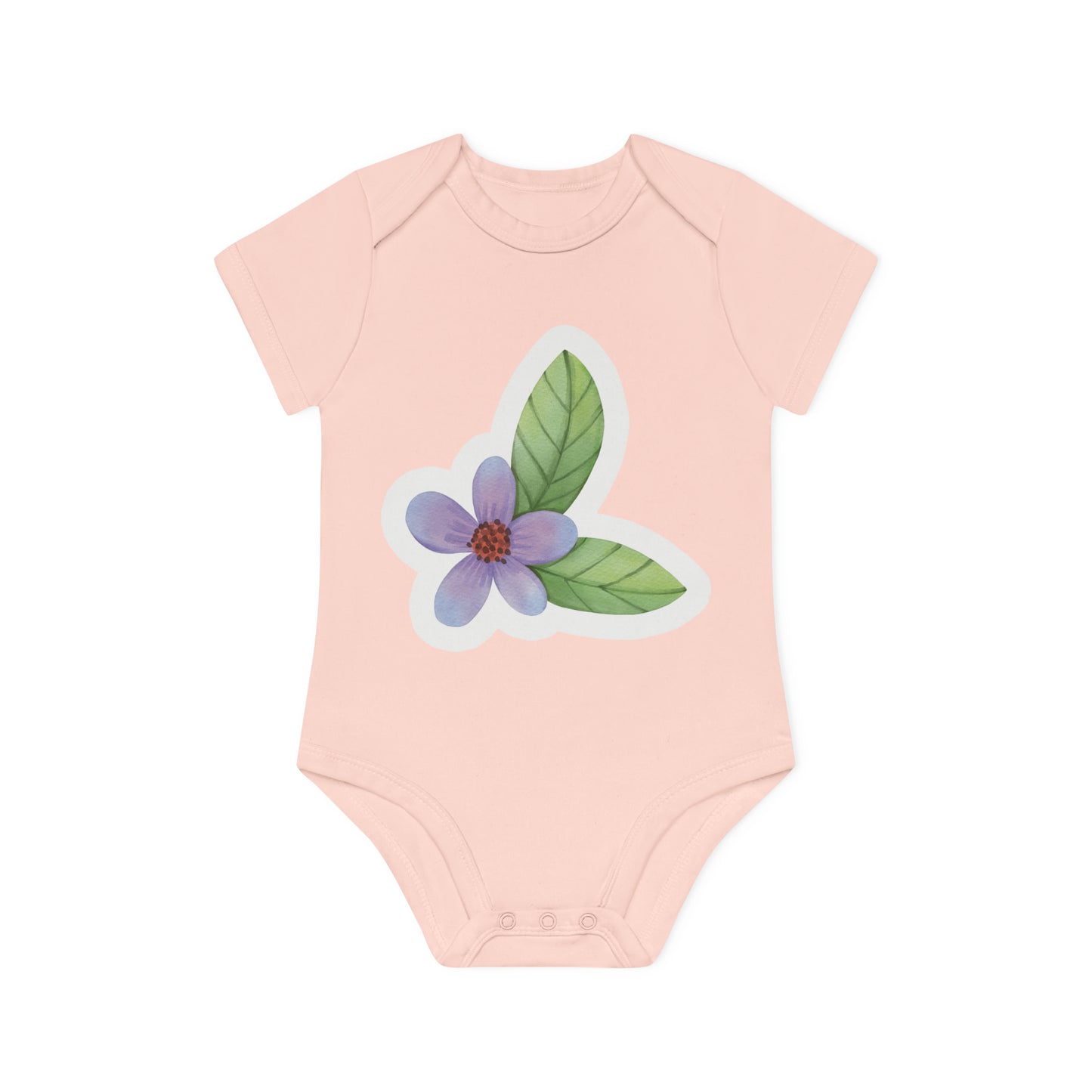 "Cuddly Cutie Organic Short Sleeve Bodys- Baby Organic Short Sleeve Bodysuit